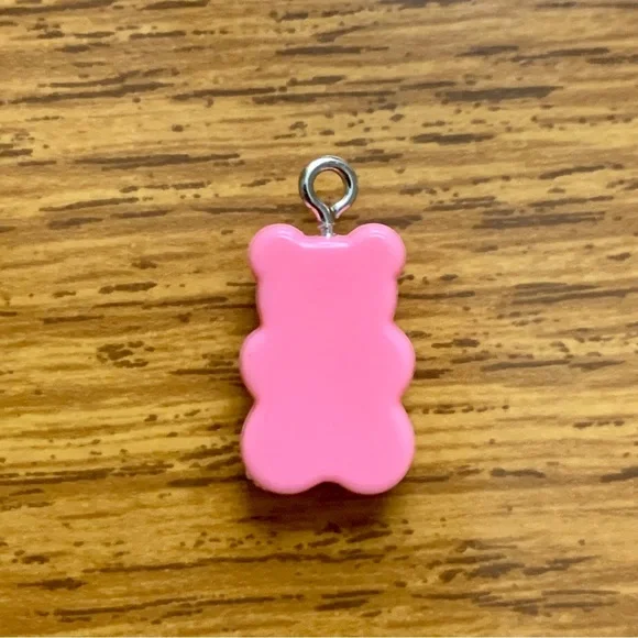 Pink Gummy Bear Charm Pendant - Picture 3 of 8